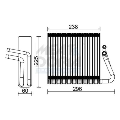 Verdamper, airconditioning Meat Doria 997016