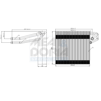 Verdamper, airconditioning Meat Doria 997081