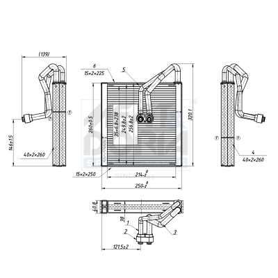 Verdamper, airconditioning Meat Doria 997122