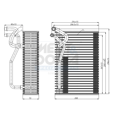 Verdamper, airconditioning Meat Doria 997138