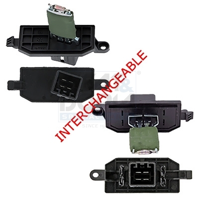 Voorweerstand, elektromotor (radiateurventilator) Meat Doria 667474