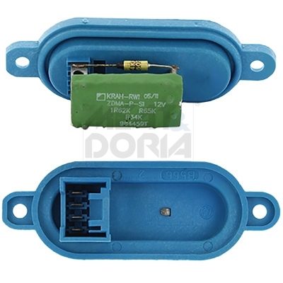 Weerstand, interieurventilator Meat Doria 667480