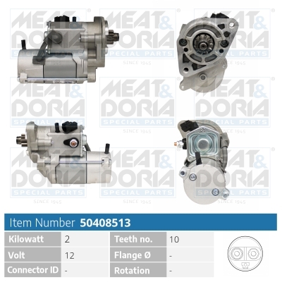 Startmotor / Starter Meat Doria 50408513