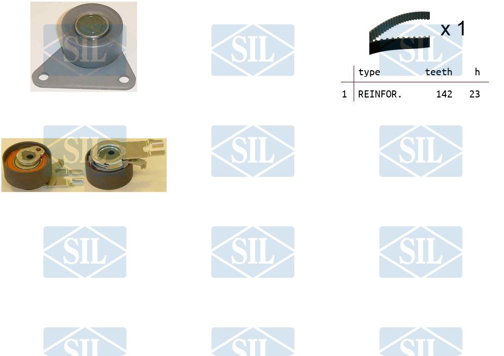 Distributieriem kit Saleri TK1364