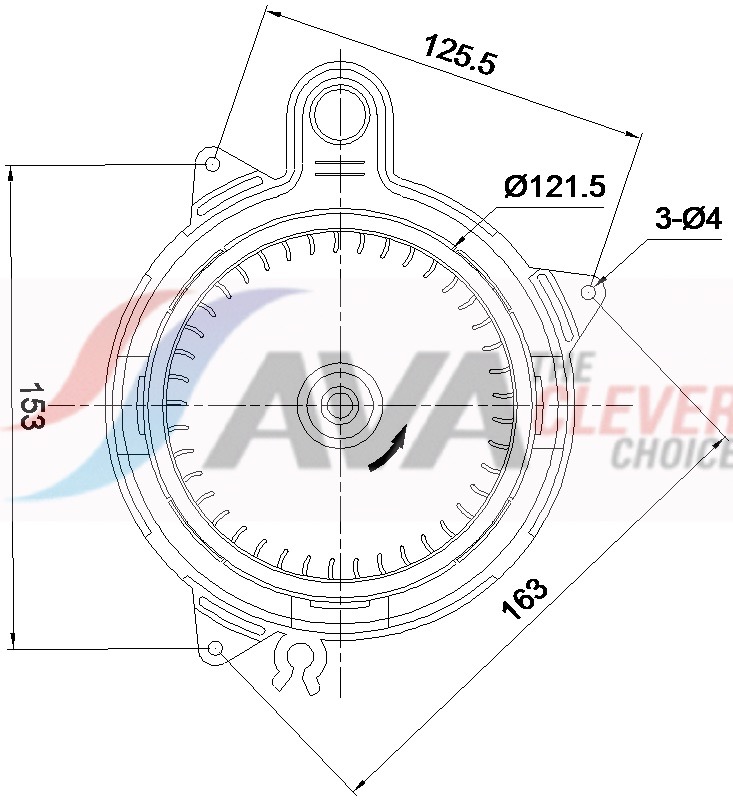 Interieurventilatie Ava Cooling DA8026