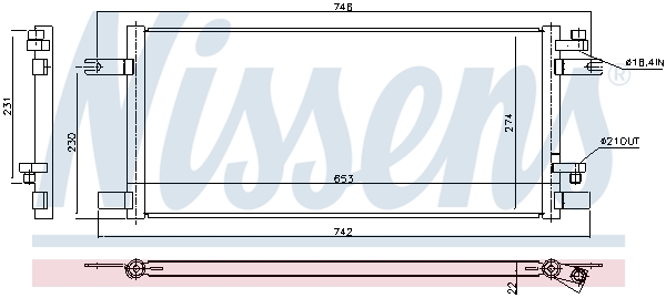 Airco condensor Ava Cooling ME5359