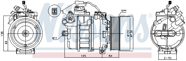 Airco compressor Ava Cooling MEAK357