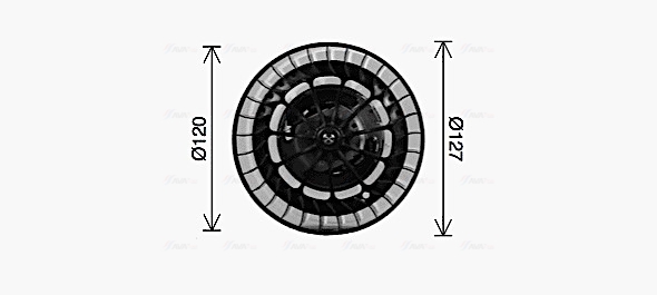 Kachelventilator Ava Cooling BW8610