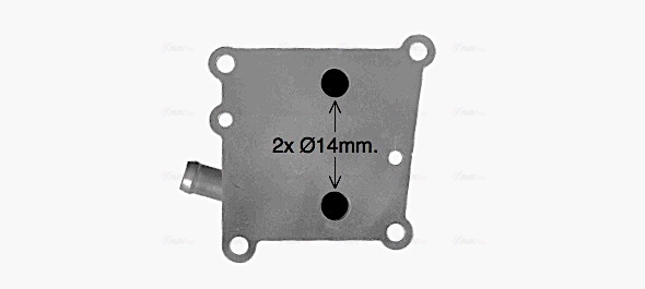 Oliekoeler motorolie Ava Cooling FD3598