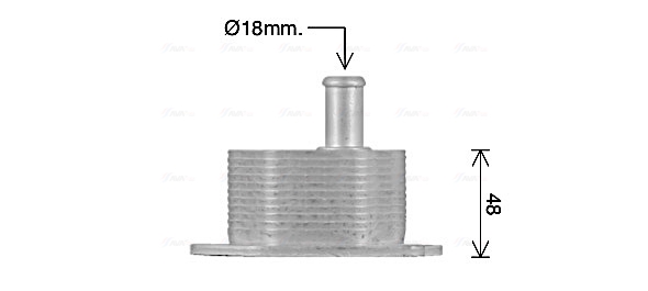 Oliekoeler motorolie Ava Cooling FD3669