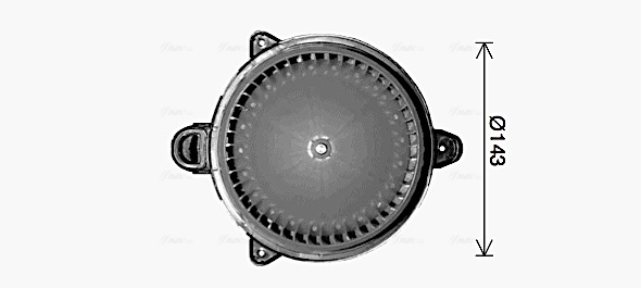 Kachelventilator Ava Cooling FD8668