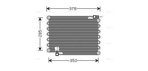 Airco condensor Ava Cooling FE5001