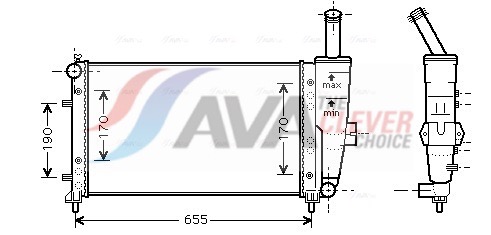 Radiateur Ava Cooling FTA2281