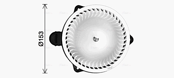 Kachelventilator Ava Cooling HY8476