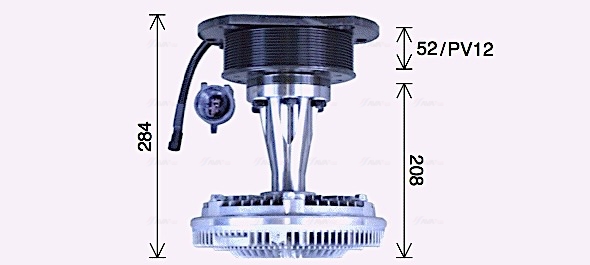 Visco-koppeling Ava Cooling IVC146
