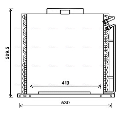 Airco condensor Ava Cooling JD5051