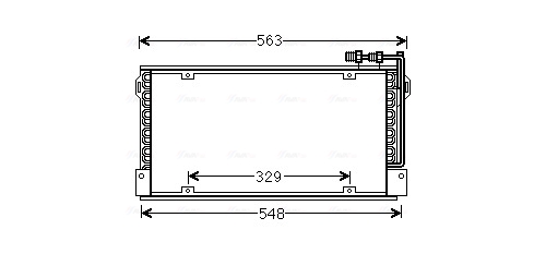 Airco condensor Ava Cooling MF5047