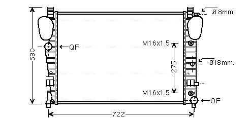 Radiateur Ava Cooling MSA2306