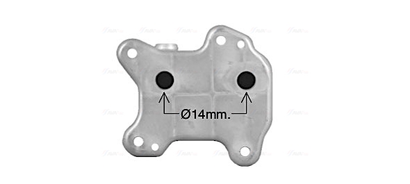 Oliekoeler motorolie Ava Cooling OL3715