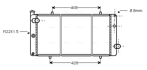 Radiateur Ava Cooling PEA2079