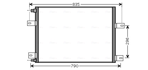 Airco condensor Ava Cooling RE5061