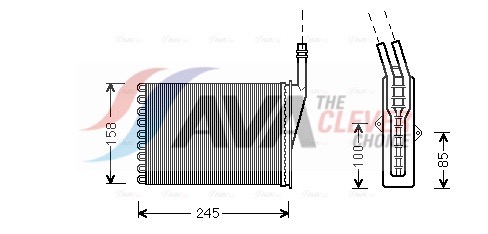 Kachelradiateur Ava Cooling RTA6250