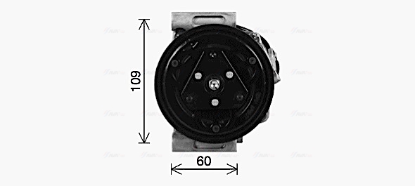 Airco compressor Ava Cooling SZAK164