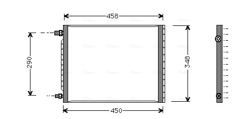 Airco condensor Ava Cooling UV5008