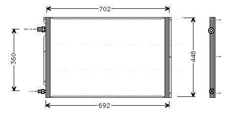 Airco condensor Ava Cooling UV5010