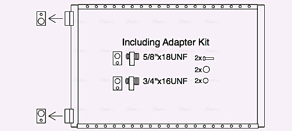 Airco condensor Ava Cooling UV5152