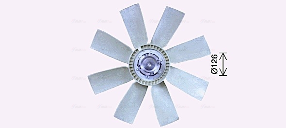 Ventilatorwiel-motorkoeling Ava Cooling VLF066