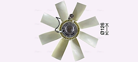 Ventilatorwiel-motorkoeling Ava Cooling VLF119