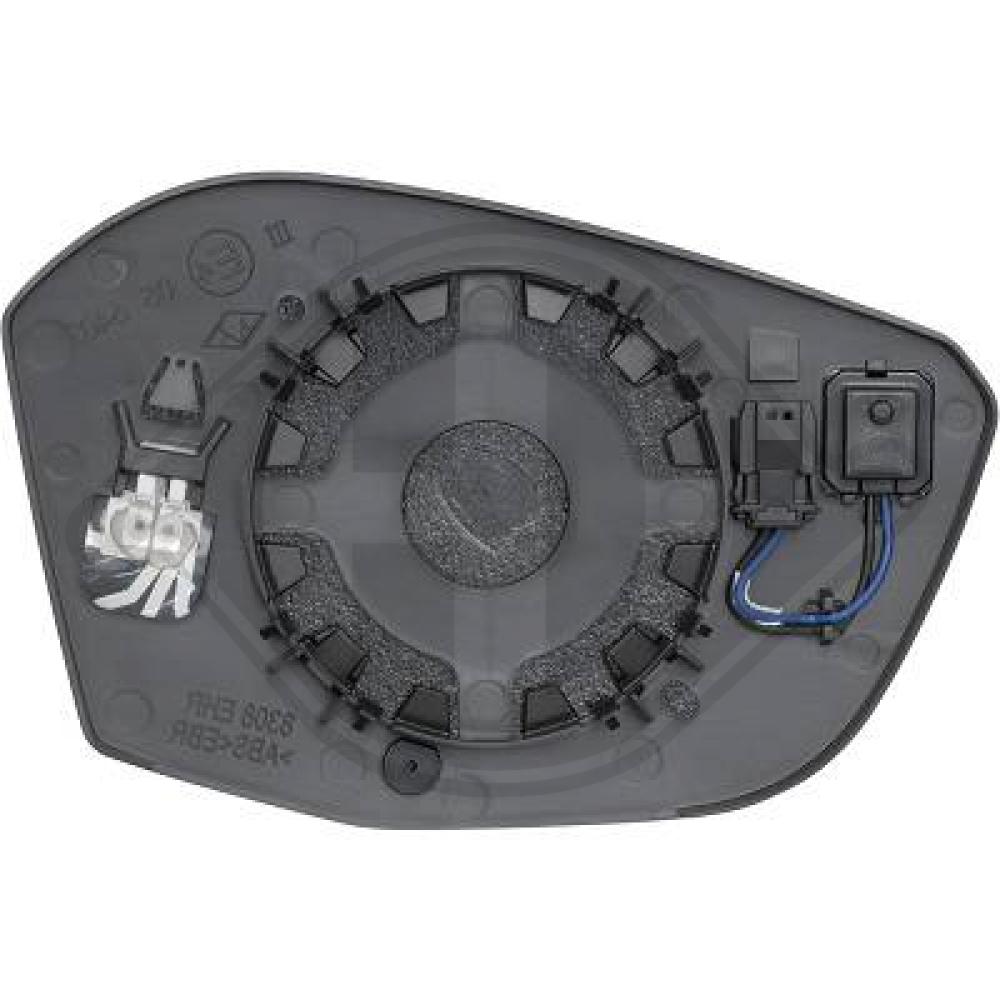 Buitenspiegelglas Diederichs 4237229