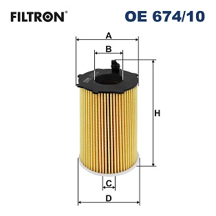 Oliefilter Filtron OE 674/10