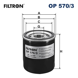Oliefilter Filtron OP 570/3