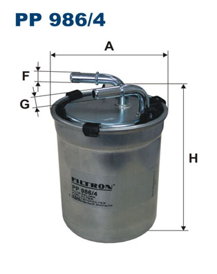 Brandstoffilter Filtron PP 986/4
