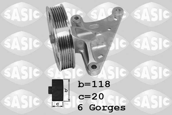 Geleiderol (poly) V-riem Sasic 1620088