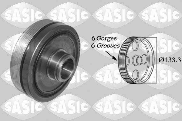 Riemschijf, krukas Sasic 2150057