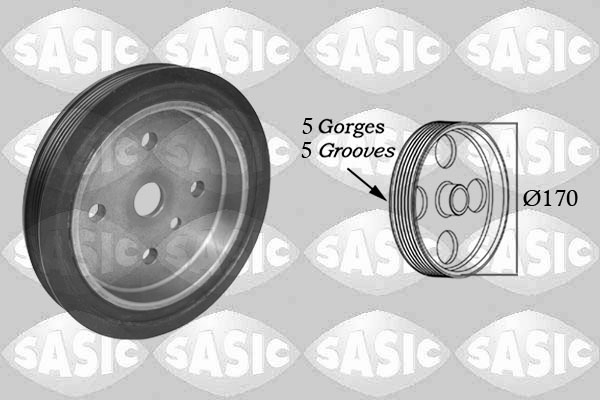 Riemschijf, krukas Sasic 2150062