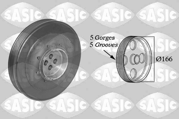 Riemschijf, krukas Sasic 2150068