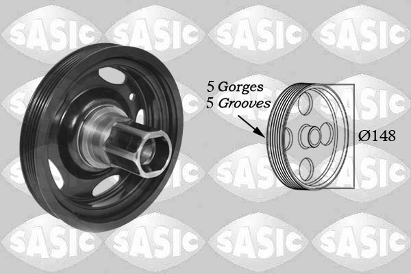 Riemschijf, krukas Sasic 2150069