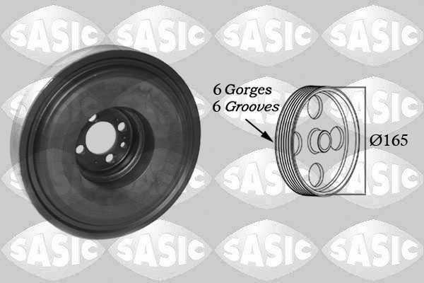 Riemschijf, krukas Sasic 2150081