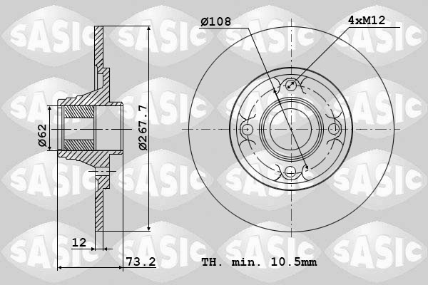 Remschijven Sasic 6100009