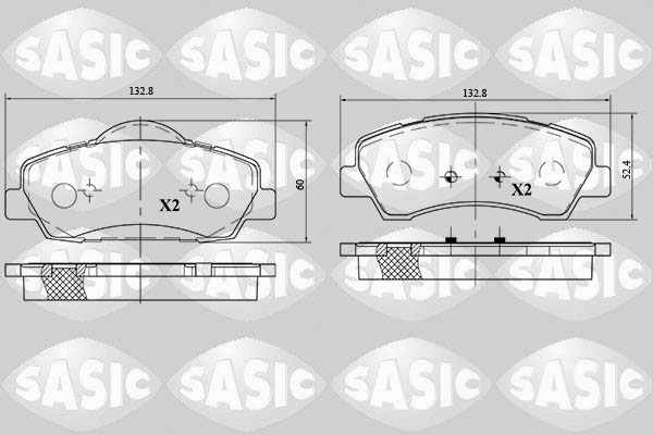 Remblokset Sasic 6210049