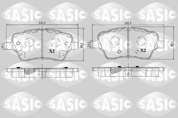Remblokset Sasic 6216180