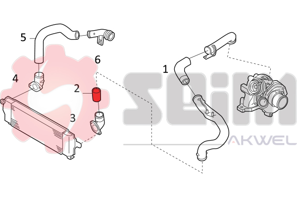 Laadlucht-/turboslang Seim 981452