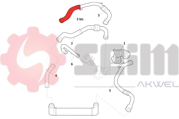 Laadlucht-/turboslang Seim 981528