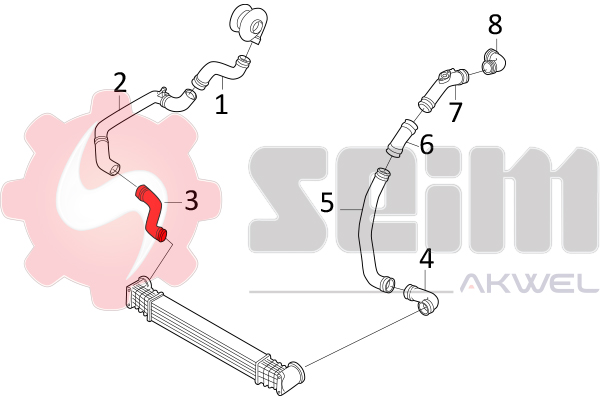 Laadlucht-/turboslang Seim 981585