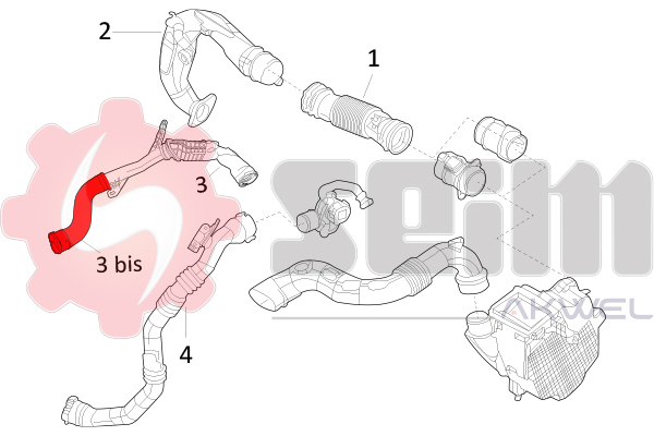 Laadlucht-/turboslang Seim 981748