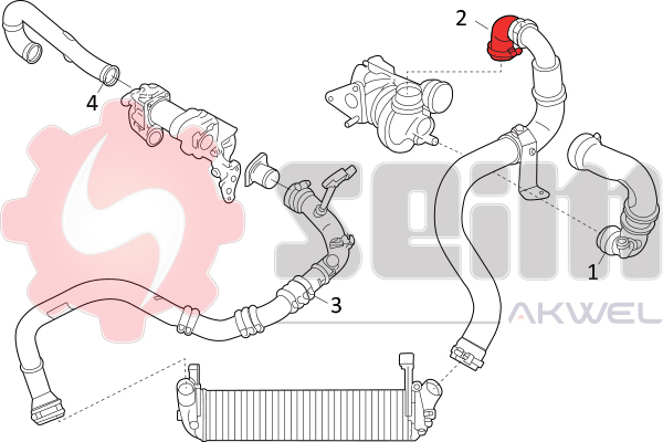 Laadlucht-/turboslang Seim 981750